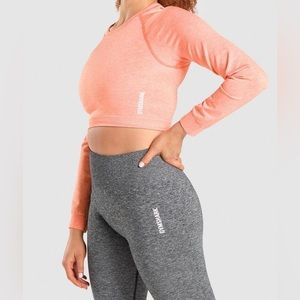 Gymshark Adapt Marl Long Sleeve Crop